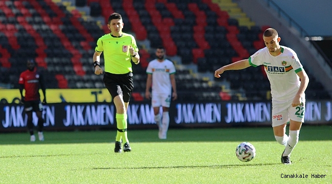 Süper Lig: Gaziantep Futbol Kulübü: 1 - Aytemiz Alanyaspor: 1