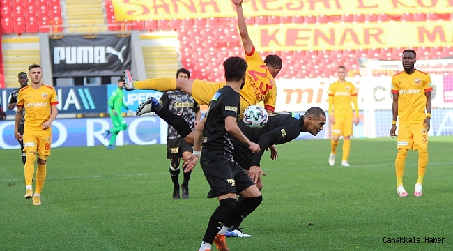 Süper Lig: Göztepe: 1 - Kayserispor: 1