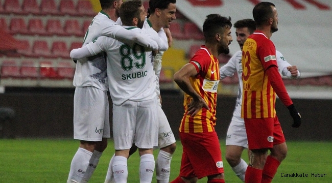 Süper Lig: Kayserispor: 1 - İ.H. Konyaspor: 2