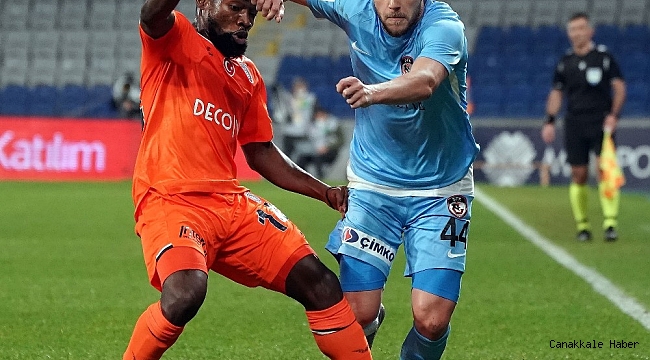 Süper Lig: Medipol Başakşehir: 0 - Gaziantep Futbol Kulübü: 1