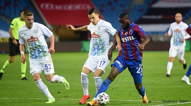 Süper Lig: Trabzonspor : 0 - Çaykur Rizespor: 1