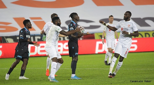 Süper Lig: Trabzonspor: 1 - DG Sivasspor: 1