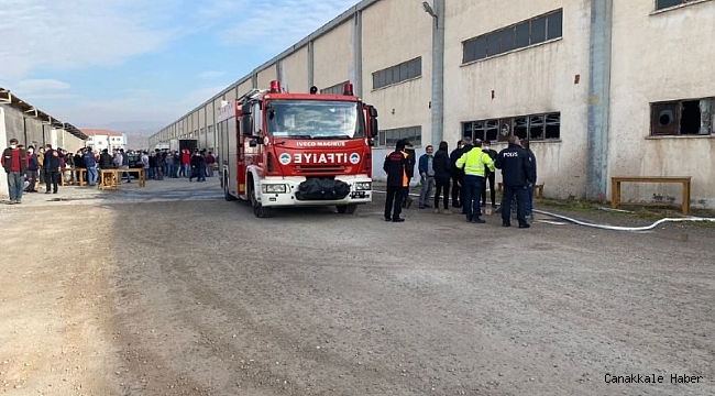 Süper Lig&#039;in ilk kadın başkanının fabrikasında yangın