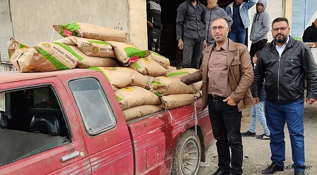 Suriye&#039;de 100 ton tohum dağıtıldı