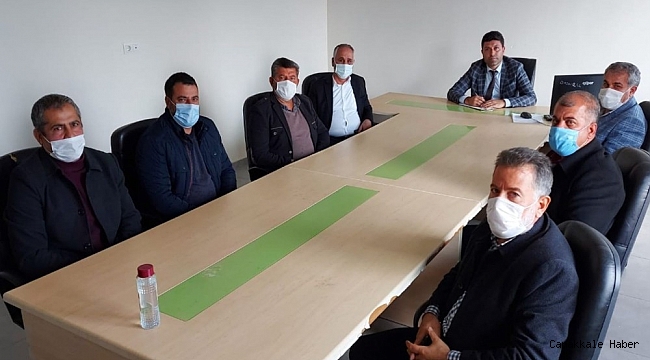 SYDV Müdürü Kuştepe muhtarlarla bir araya geldi