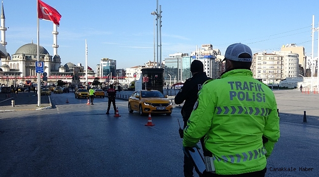 Taksim&#039;de yeni yıl denetimi ve önlemleri