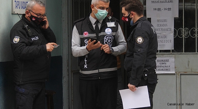 Tapuda korona temaslı alarmı