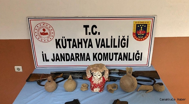 Tavşanlı&#039;da tarihi eser operasyonu