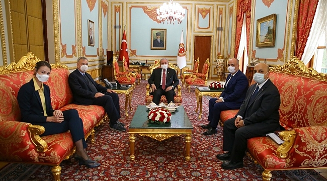 TBMM Başkanı Şentop, Almanya Büyükelçisi Schulz&#039;u kabul etti