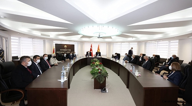 TBMM Başkanı Şentop, Kuzey Makedonya Anayasa Mahkemesi Başkanı Murat ile görüştü