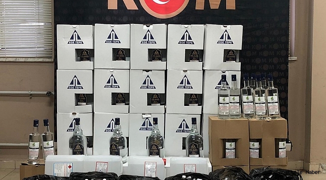 Tekirdağ'da 231 litre etil alkol ele geçirildi
