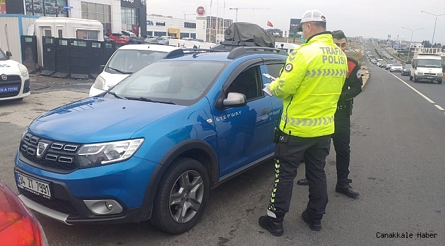 Tekirdağ&#039;da kış lastiği denetimi