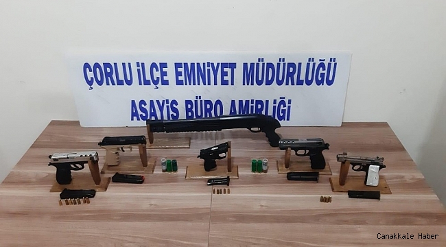 Tekirdağ&#039;da silahlı kavga: 9 gözaltı