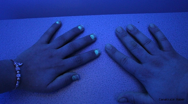 Tekstilcilerin kullandığı makine korona geçirenle geçirmeyeni ayırt ediyor