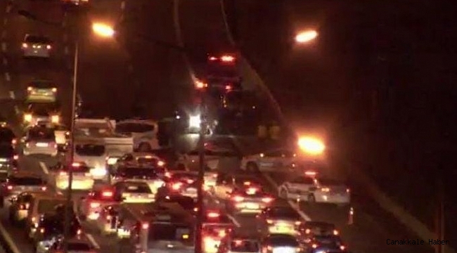 TEM'de üzerinden araç geçen kişi feci şekilde can verdi