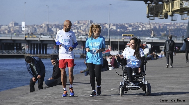 Temiz su için birlikte koştular