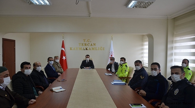 Tercan&#039;da kış tedbirleri toplantısı yapıldı