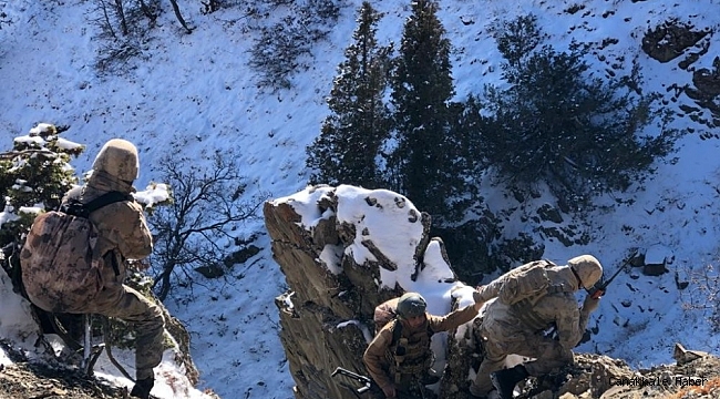Terör örgütünün geçiş güzergahında drone destekli operasyon