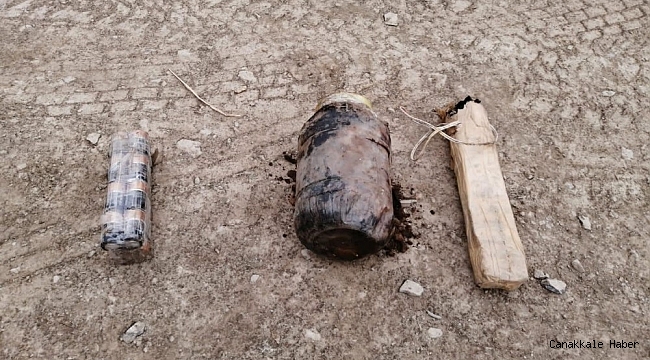 Teröristlerce toprağa tuzaklanan bir adet EYP ele geçirildi