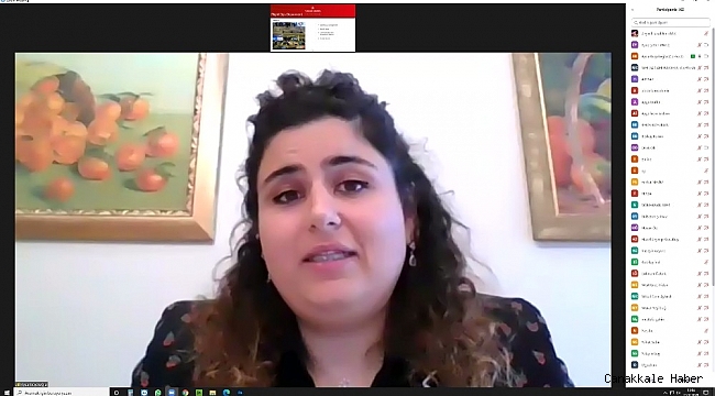 THY Mühendisi Küçükoğlu online konferansla öğrencilerle buluştu