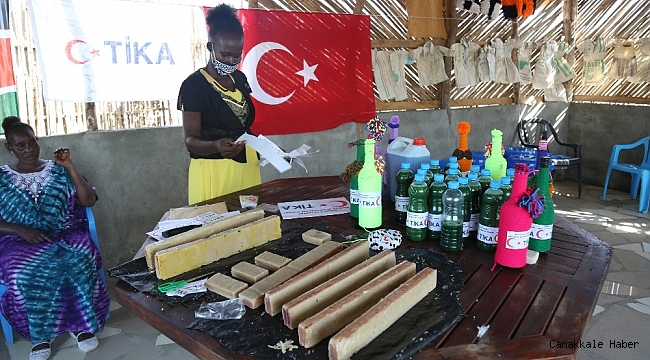 TİKA&#039;dan Güney Sudan&#039;da ihtiyaç sahibi kadınlara üretim atölyesi ile destek
