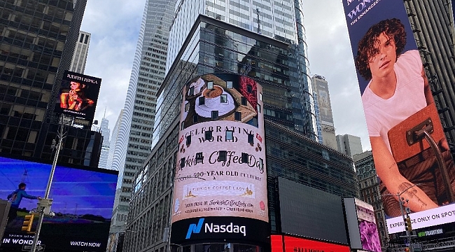 Times Meydanı&#039;nda Türk kahvesi tanıtıldı