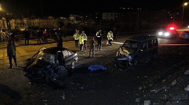 Tokat'ta iki araç kafa kafaya çarpıştı: 1 ölü, 1 ağır yaralı