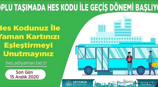 Toplu taşıma araçlarına HES kodu şartı getirildi