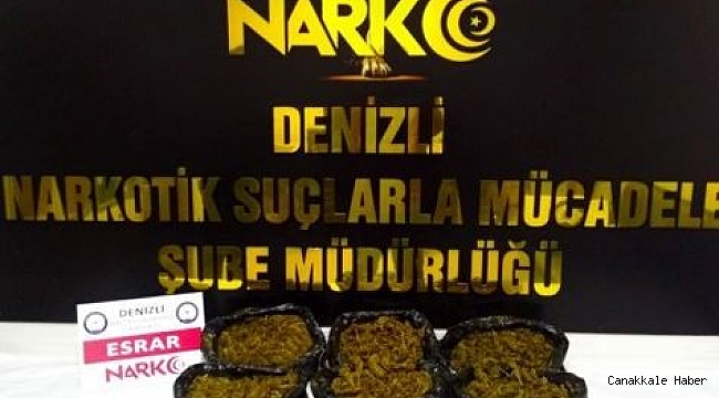 Toprak altına gömdüğü 300 bin TL&#039;lik uyuşturucu madde ile yakalandı