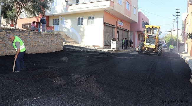 Toroslar&#039;da asfalt çalışmaları sürüyor