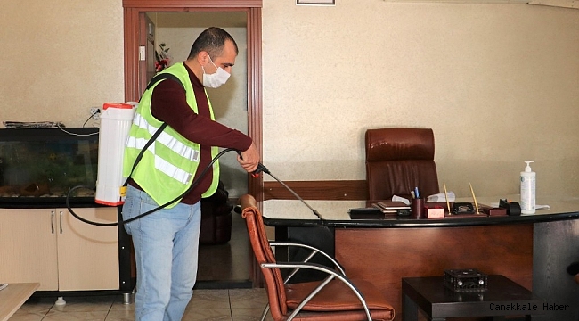 Toroslar&#039;da dezenfekte çalışmaları sürüyor