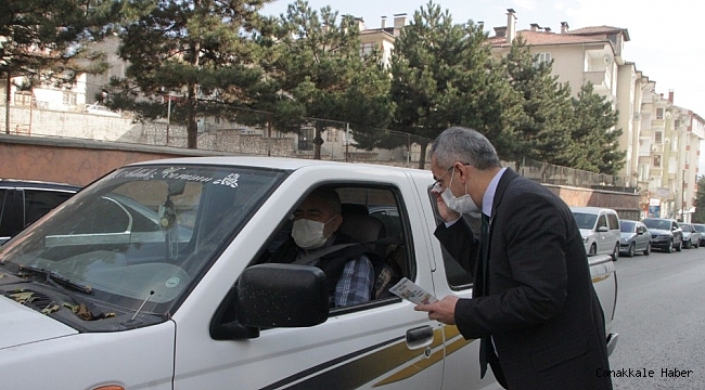 Tosya Kaymakamı öncelik yaya uygulamasına katıldı