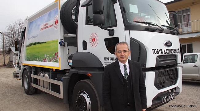 Tosya&#039;da çöp toplama aracı hizmete girdi
