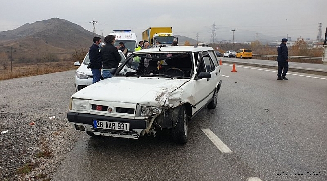 Tosya&#039;da iki aracın karıştığı trafik kazasında 1 kişi yaralandı