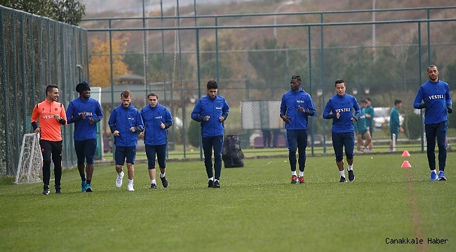 Trabzonspor, Kayserispor maçı hazırlıklarına ara vermeden başladı