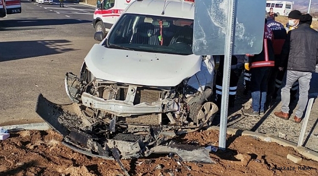 Trafik kazası 4 yaralı