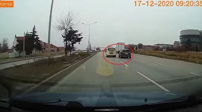 Trafikte bir anlık dikkatsizlik pahalıya patlıyordu