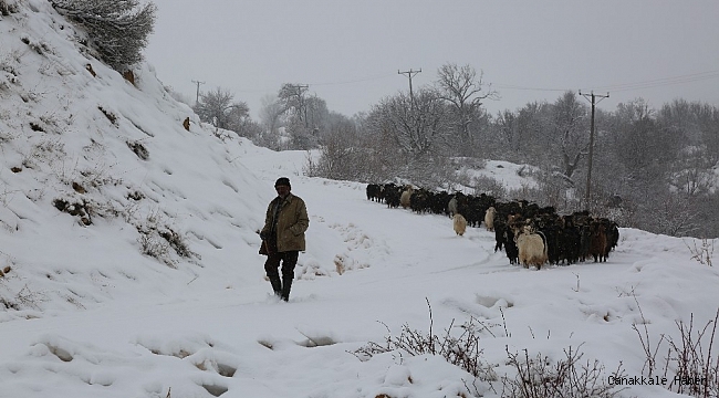 Tunceli&#039;nin yüksek kesimlerinde kar yağışı etkili oldu