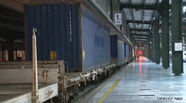 Türkiye&#039;den Çin&#039;e giden ikinci ihracat treni Ankara Garı&#039;nda