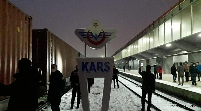 Türkiye&#039;den Çin&#039;e giden ilk ihracat treni Kars&#039;tan Gürcistan&#039;a hareket etti