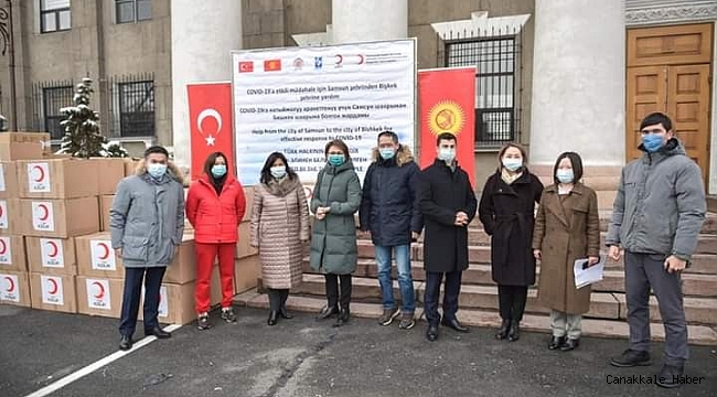 Türkiye&#039;den Kırgızistan&#039;ın Covid-19 ile mücadelesine destek