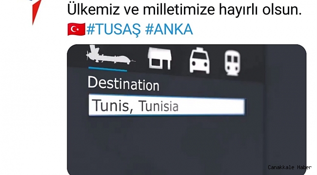 TUSAŞ, Tunus&#039;a ilk ihracatını böyle duyurdu