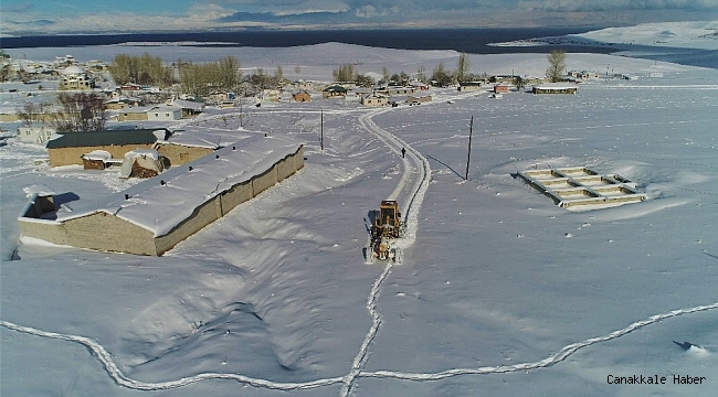 Tuşba Belediyesi&#039;nin karla mücadele çalışmaları