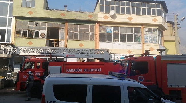 Tutuşan talaşlar mobilya atölyesinde yangın çıkardı