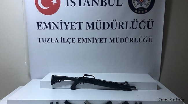 Tuzla'da yasa dışı silah ticareti yapan 2 kişi yakalandı