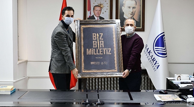 UDEF'ten SAÜ Rektörü Savaşan'a ziyaret