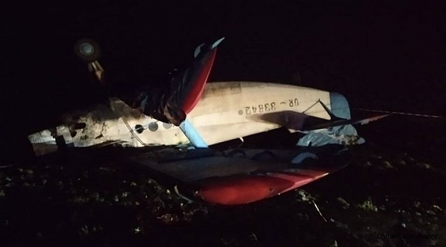 Ukrayna'da küçük uçak düştü : 1 ölü