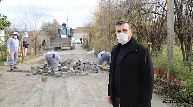 Umurlu&#039;daki yol çalışmaları vatandaşları memnun etti