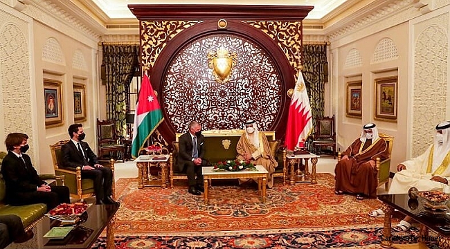 Ürdün Kralı 2. Abdullah, Bahreyn Kralı Hamed bin İsa Al Halife ile görüştü