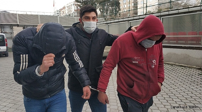 Uyuşturucu hapla yakalanan 2 kişi adliyede